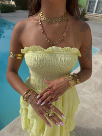 COLLIER AMAZONIA ROSE