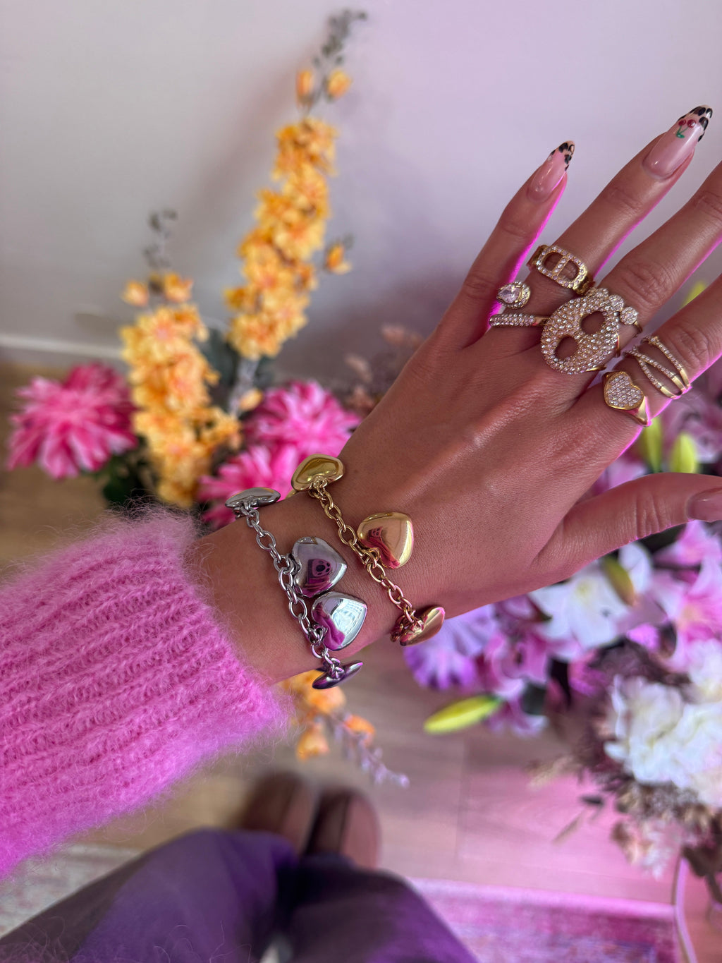 BRACELET BRELOQUE COEUR