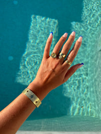 BAGUE MARTELÉ