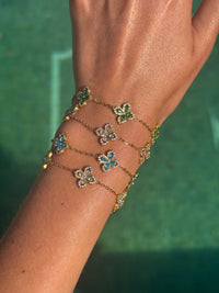 BRACELET TULIPES VERT